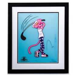 Pink Panther- Sericel  Pink Panther Golfing 