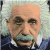 Image 2 : Steve Kaufman (1960-2010), "Einstein" One-of-a-Kind Mixed Media on Canvas, Hand Signed Inverso with 