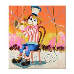 Paul Blaine Henrie (1932-1999), "Bugle Boy" Original Oil Painting (36" x 40") on Canvas, Hand Signed