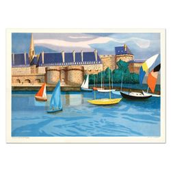 Georges Lambert (1919-1998),  St. Malo  Limited Edition Lithograph, Numbered and Hand Signed.