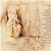 Image 2 : Brachi Horen, "Eshet Chail" Hand-Embellished Mixed Media with Goldleaf, Hand Signed with Certificate