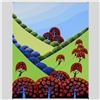 Image 1 : "Autumn Fields Forever" Limited Edition Giclee on Canvas by Larissa Holt, Numbered and Signed. This 