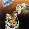 Image 2 : "Our Home Too III (Tigers)" Limited Edition Serigraph by William Schimmel, Numbered and Hand Signed 