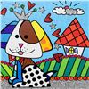 Image 2 : Romero Britto "To Jenna & Nick's Home" Hand Signed Limited Edition Giclee on Canvas; Authenticated