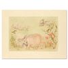 Image 1 : Edna Hibel (1917-2014), "Worcester Cat" Limited Edition Lithograph on Rice Paper, Numbered and Hand 