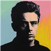 Image 2 : Steve Kaufman (1960-2010), "James Dean" Hand Painted Unique Variation Hand Pulled Silkscreen on Canv