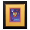 Image 1 : Peter Max- Original Mixed Media "Angel with Heart"