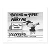 Image 1 : "Paying the Piper, Porky" Numbered Limited Edition Giclee from Warner Bros. with Certificate of Auth