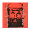 Image 1 : Steve Kaufman (1960-2010), "Fidel Castro" Limited Edition Hand Pulled Silkscreen on Canvas, Numbered