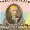 Image 2 : Steve Kaufman (1960-2010), "1922 Gold Ten Dollars State" Hand Embellished Limited Edition Silkscreen