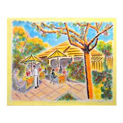 Wayne Ensrud "French Laundry, Napa Valley" Mixed Media Original Artwork; Hand Signed; COA