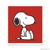 Image 1 : Peanuts, "Snoopy: Red" Hand Numbered Limited Edition Fine Art Print with Certificate of Authenticity