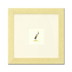 "Daffy Duck" Framed Limited Edition Etching with Hand-Tinted Color and Numbered.