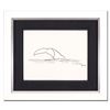Image 1 : Wyland, "Whale Tail" Framed Original Sketch, Hand Signed with Certificate of Authenticity.