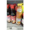 Image 3 : Lot of teriyaki sauce, soya bean curd sauce, chili sauce, etc (approx 25 pieces)