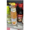Image 6 : Lot of teriyaki sauce, soya bean curd sauce, chili sauce, etc (approx 25 pieces)
