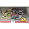 Image 1 : Lot of split mung beans, red beans, soy beans (approx 36 pieces)