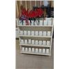 Image 3 : Wooden display shelving 47"W x 26"D x 53.5"H (deco not included)