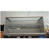 Image 1 : Glass display cabinet 47"W x 16"D