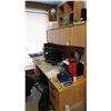 Image 1 : Computer desk 72"W x 67"H (items not included) *desk only*