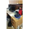 Image 2 : Computer desk 72"W x 67"H (items not included) *desk only*