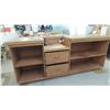 Image 3 : Wooden counter 94.5"W x 24.5"D x 39.5"H