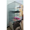 Image 1 : Glass display cabinet 76"H x 29"W x 29"D (contents not included)