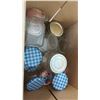 Image 2 : Junk drawer lot (jars, candles, ribbon, etc)