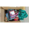 Image 4 : Junk drawer lot (jars, candles, ribbon, etc)