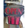 Image 1 : OPEN SIGN