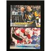 Image 1 : UPPER DECK CANVAS HOCKEY CARD LOT (MALKIN/ RASK)
