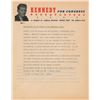 Image 1 : John F. Kennedy 1946 Congressional Campaign Lot of (3) Dave Powers Documents