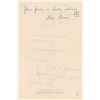 Image 2 : John F. Kennedy 1959 Autograph Note Signed 'A Front Runner'