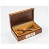 Image 1 : John F. Kennedy's Cigar Box, Official Presidential Placecard, and Matchbook Display