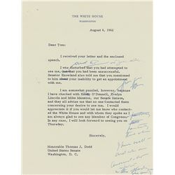 John F. Kennedy Group of (3) As-President Hand-Annotated 1962 Papers