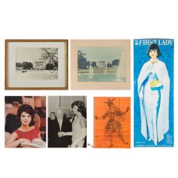 Jacqueline Kennedy Memorabilia Lot of (7) Items