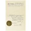 Image 1 : John and Robert Kennedy Signed Pardon with Jacques Lowe Photograph