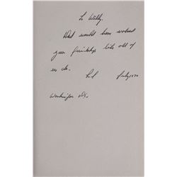 Ted Kennedy Signed Book, TLS, and Eulogies
