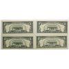 Image 2 : FOUR 1988-A $5.00 FEDERAL RESERVE STAR NOTES: