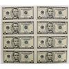 Image 1 : EIGHT PCS. 2001 $5.00 DALLAS STAR NOTES