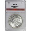 Image 3 : 1887 MORGAN SILVER DOLLAR