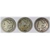 Image 1 : 1880, 1881, AND 1879 MORGAN SILVER DOLLARS