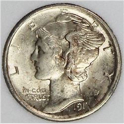 1917 MERCURY DIME