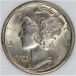 1918 MERCURY DIME