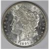 Image 1 : 1891 MORGAN SILVER DOLLAR