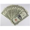 Image 1 : (16) 1953-A $5.00 U.S. NOTES