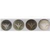Image 2 : FOUR BARBER HALF DOLLARS