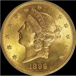 1899 $20.00 GOLD