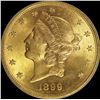 Image 1 : 1899 $20.00 GOLD