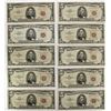Image 1 : 10 PCS. $5.00 RED SEAL U.S. NOTES